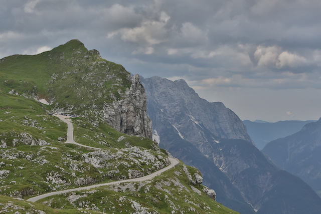 Picture of highest road in Slovenia